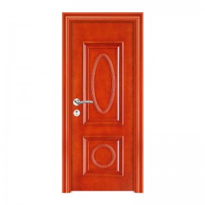 Chiny Skóra drzwi wpc Maluj drewniane drzwi wewnętrzne wahadłowe dźwiękoszczelne drzwi z zamkiem