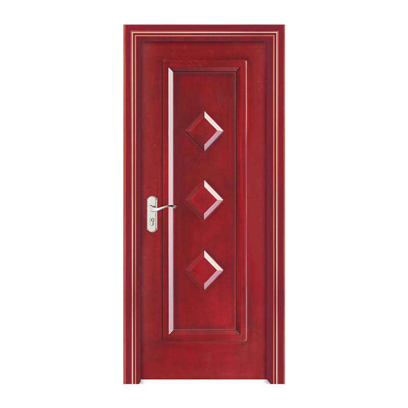 2021 Chiny pojedyncze drzwi drewniane z inteligentnymi drzwiami zabezpieczającymi w malowaniu chaina